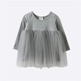 thumbnail image 3 of Toddler Girls Cotton Spring And Autumn Netting Dress Casual A Line Dresses, 3 of 4