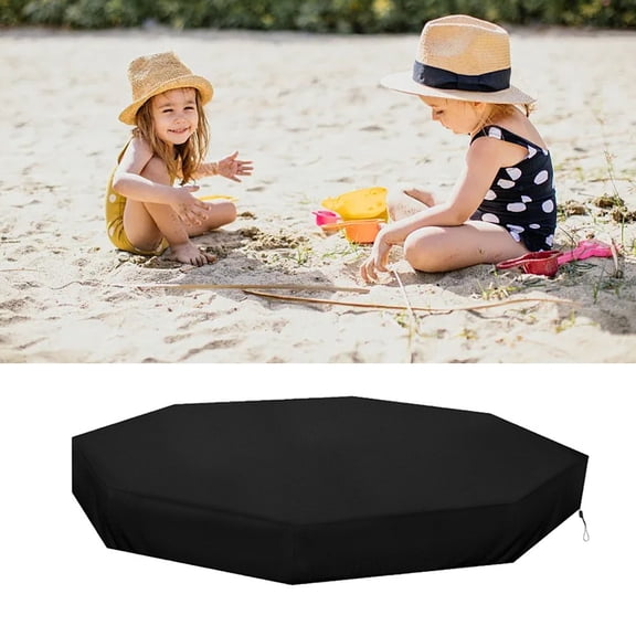 Kids Octagon Sandbox Protection Cover Easy Carrying Handles for Outdoors