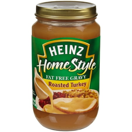 (2 Pack) Heinz Home-style Roasted Turkey Fat-Free Gravy, 12 oz (Best Store Bought Turkey Gravy)