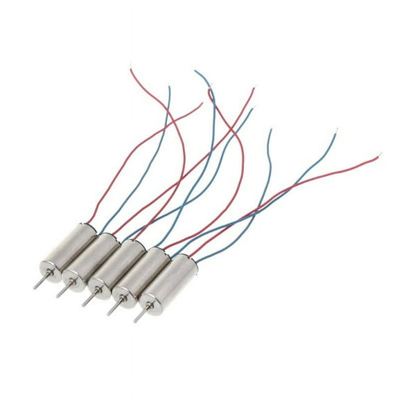 OOKWE 5pcs 3.7V Long Shaft 615 DC Motor Micro High Speed Toy Model Motors Hollow Cup