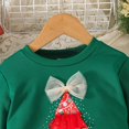 thumbnail image 7 of Gaexia Girls Christmas Dresses Long Sleeve Printed Sweatshirt Tutu Dress Toddler Kids Casual Party Outfit Holiday Celebration Winter Festive Wear, 7 of 7