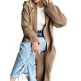 thumbnail image 2 of Women'S Long Cardigan Sweaters Chunky Open Front Oversized Slouchy Knit Fall Trendy Coatigan Jackets Camel Color XL, 2 of 7