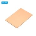 thumbnail image 3 of Unique Bargains Copper PCB Board, 20Pcs Single Sided Copper Clad Circuit Board Laminate Blank PCB Copper Pads 7x10cm, 1.6MM, 3 of 6