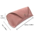 thumbnail image 4 of Estuche para Anteojos LogHog portátil de cuero para lentes de sol rosa, 4 of 9