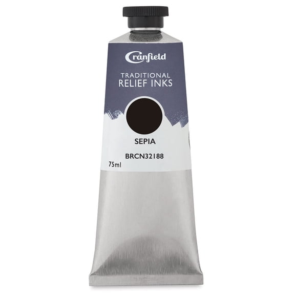 Cranfield Traditional Relief Ink - Sepia, 75 ml