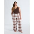 thumbnail image 2 of Joyspun Women's Flannel Sleep Pants, 30'' Inseam, Sizes XS-3X, 2 of 8