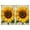 Sunflower On Background, variant on 2 Pcs Funny Kitchen Towels,Sunshine Houses Sunflowers Microfiber Dish Towels,Kitchen Tea Towels,Kitchen Towel Set (18" X 26")