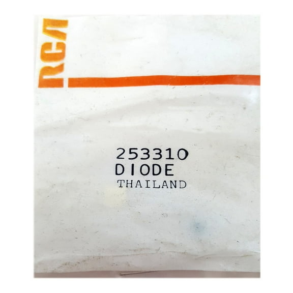 RCA VCR Replacement Part Diode No. 253310