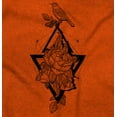thumbnail image 2 of Bird Triangle Rose Floral Spiritual Women's Graphic T Shirt Tees Brisco Brands M, 2 of 6