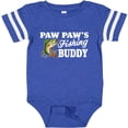 thumbnail image 3 of Inktastic Paw Paw's Fishing Buddy with White Text Boys Baby Bodysuit, 3 of 5
