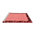 thumbnail image 2 of Ahgly Company Machine Washable Indoor Square Abstract Red Modern Area Rugs, 8' Square, 2 of 4