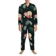 thumbnail image 4 of Bingfone Men'S Pajama Set 2 Piece Loungewear Pjs, Long Sleeve With Pajama Pants-Baby Sloths, 4 of 9