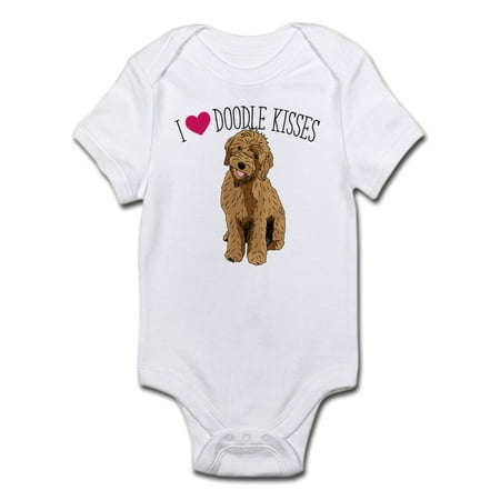 

CafePress - I Love Doodle Kisses - Baby Light Bodysuit