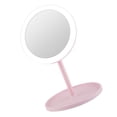 thumbnail image 2 of LED Lighted Makeup Mirror USB Rechargeable Adjustable Fill Light Portable Desktop Vanity Mirror, 2 of 12