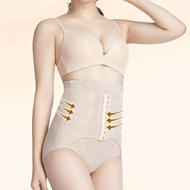 Ladies Seamless Tummy Shaping Belly Belt Waist Protection Seal High Waist  Three-breasted Corset Body Shaping Underwear Women
