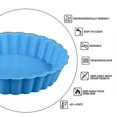 thumbnail image 3 of 8 moldes de silicona para pasteles, moldes redondos antiadherentes para tartas, moldes redondos acanalados para hornear flan y muffins, Qu, 3 of 4