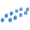 thumbnail image 1 of Dados De Enseñanza De 10 Caras, Dados Blancos Ligeros De 10 Caras, 10 Piezas Impermeables Para Entretenimiento, 1 of 7