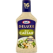 Kraft Deluxe Bold Caesar Dressing, 16 oz Bottle
