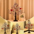 thumbnail image 5 of 2026 New Vintage LED Glowing Cardinals Tree, Twinkle Trees Lamp with Lighted Branches & Red Berries, Trees Tabletop Lamp Centerpiece for Home Party Decor(USB version, Battery Not Included), 5 of 5