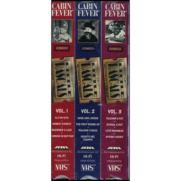 Little Rascals TV Show: 4 Boxed - 12 Tape Special Set (VHS Tape)