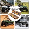 thumbnail image 5 of ZIATUBLES 2-Pack UTV Seat Covers, Universal Waterproof Scratch-Resistant Front Bench Protector Set for Mule, Easy Install Clean for Farm Ranch Truck, Vintage Tropical Gorilla Palm Tree Print, 5 of 8