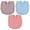 Purple+Blue+Pink, variant on Deago 3 Pack Muslin Baby Bibs 4-Layer Cotton Bibs Drool Teething Bibs Absorbent Breathable Soft Baby Bibs for Girls Boy