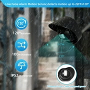 Driveway Alarm 656ft Wireless Driveway Alarm Outdoor Weather Resistant Motion Sensor-DIY Security Alert-Monitor with 38 Chimes for Indoor Outdoor Use