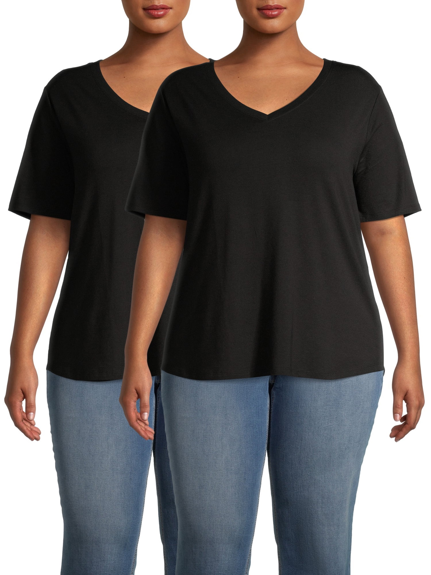 terra & sky v neck t shirt