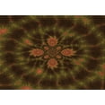 thumbnail image 1 of Ahgly Company Machine Washable Indoor Rectangle Transitional Dark Bronze Brown Area Rugs, 6' x 9', 1 of 7