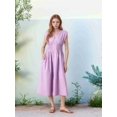 thumbnail image 3 of Womens Summer Casual Dress Powder L, 3 of 6
