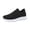 Black -AH09, variant on Domzle Walking Shoes for Women Wide Width Slip On Casual Comfort Walking Shoes Blue US-7