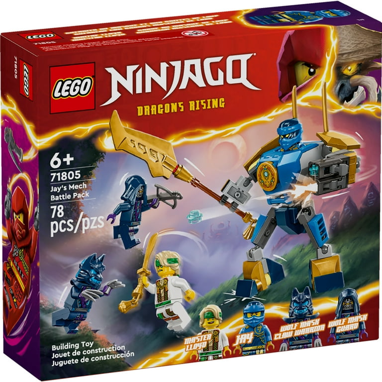 myakoto LEGO NINJAGO Jay's Robot Kit Building Mech Battle Pack Toy