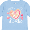 thumbnail image 4 of Inktastic Daddy's Little Sweetie with Pink Heart Cookie Boys or Girls Long Sleeve Toddler T-Shirt, 4 of 5