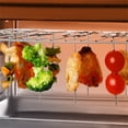 thumbnail image 4 of 10-Piece Stainless Steel Oven Hanging Skewer Rack Set - Vertical Bbq Broiler Kabob Accessories For Kitchen, Grilling & Even Cooking, 4 of 7