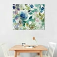thumbnail image 2 of JEUXUS Sage Garden Plant Wall Art Watercolor Plant Canvas Painting Colorful Flower Wall Art Abstract Flower Art Print Modern Watercolor Plant Flower Picture Modern Living Room Wall Decor, 2 of 6