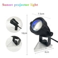 thumbnail image 2 of Sunset Projection Lamp Sunset Light Projector LED Night Light Romantic Visual Ambient Light USB Powered for Living Room Bedroom Studio Decor, 2 of 8