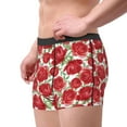 thumbnail image 2 of Disketp Rose Flowers Men's Boxer Briefs,Soft and Breathable Cotton Underwear with ComfortFlex Waistband, 2 of 7