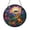 Stained Glass 5.9 Inch, variant on Dachshund UFO Abduction Stained Glass Panel – Colorful Space-Themed Dog Art, Fun Decor for Dog Lovers