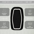 thumbnail image 4 of HOME WEAVERS Waterford Collection Cotton Toilet Tank Cover, 10" x 22", Black, 4 of 9