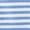 French Blue Feeder Stripe, variant on Women's Plus Size Stretch Cotton Tie Sleeve Square Neck Tee