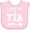 AD-Pink, variant on Inktastic I Love My Tia with Arrow Boys or Girls Baby Bib