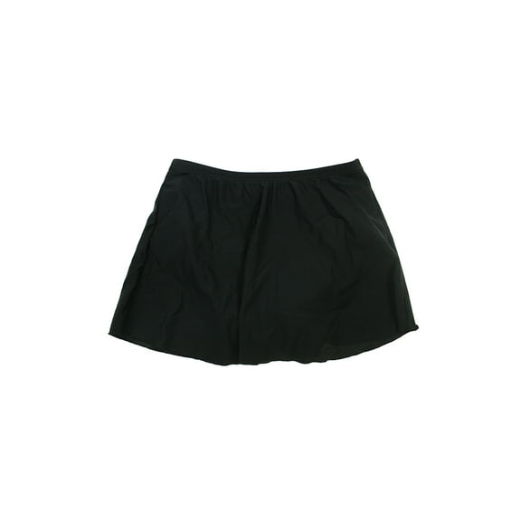 Miraclesuit Black Solid Swim Skirt 12