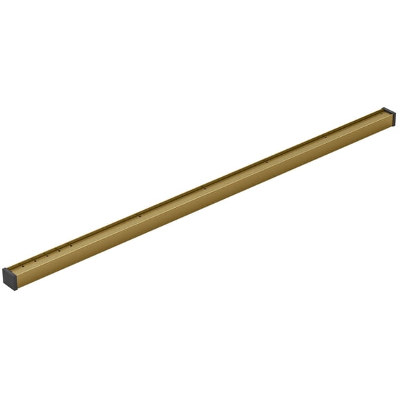 Kohler 80650-2MB 1.25 x 36 in. Linear Drain Grate with Tile in Panel - Vibrant Brushed Moderne Brass