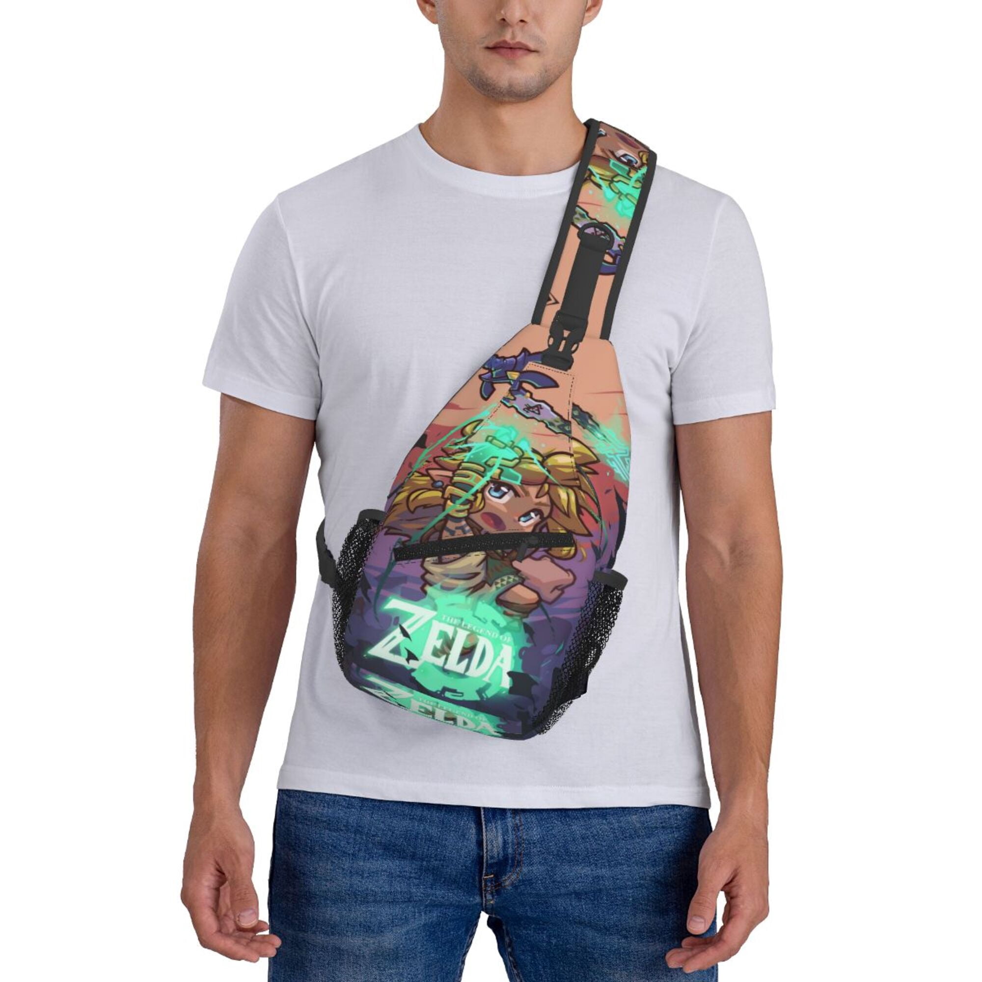 The Legend Of Zelda Sling Bag Crossbody Sling Backpack Chest Bag Daypack Purses Shoulder Bag For Women Men Travel Hiking