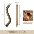 thumbnail image 6 of Unique Bargains Heatless Hair Curler Damage-Free Styling Solution Heatless Curls Overnight No Heat Hair Rollers for Effortless Waves Khaki 4Pcs, 6 of 7