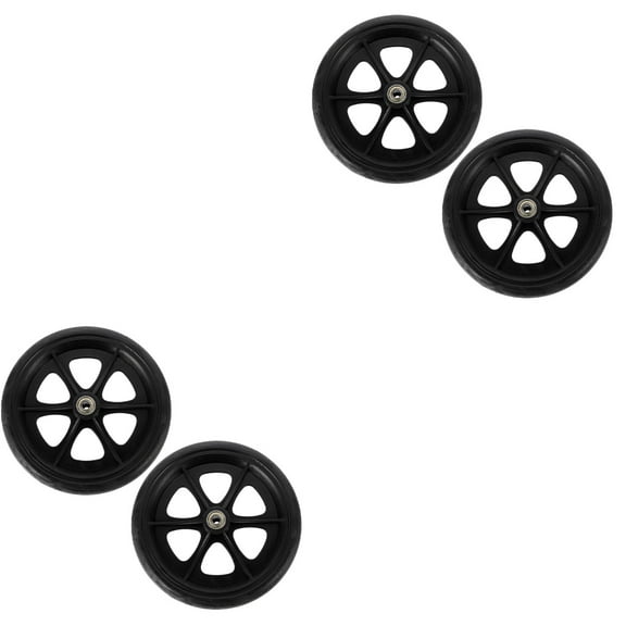 unbranded 4 pcs  Wheelchair Wheel 8 Inch Flexible Wheelchair Heavy Duty Wheel Wheelchair Part