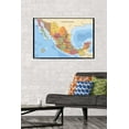 thumbnail image 3 of Map - Mexico Wall Poster, 22.375" x 34" Framed, 3 of 4