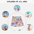 thumbnail image 6 of Kids' Beach Pants Comfortable Swim Trunks Tie-dye Daisies Shorts for Pool Vacation and Lounge Wear 2T, 6 of 8