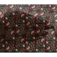 thumbnail image 4 of oneOone Viscose Chiffon Fabric Leaves & Floral Block Printed Fabric 1 Yard 42 Inch Wide, 4 of 4