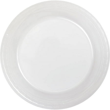 Clear Plastic Dessert Plates, 20-Pack